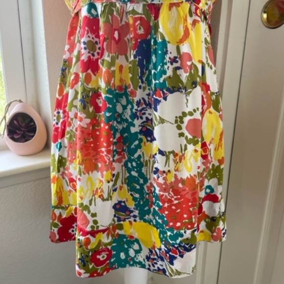 XXI By Forever 21 | Colorful Floral Ruffle Button-Up Sleeveless Dress – Size M - Picture 4 of 16